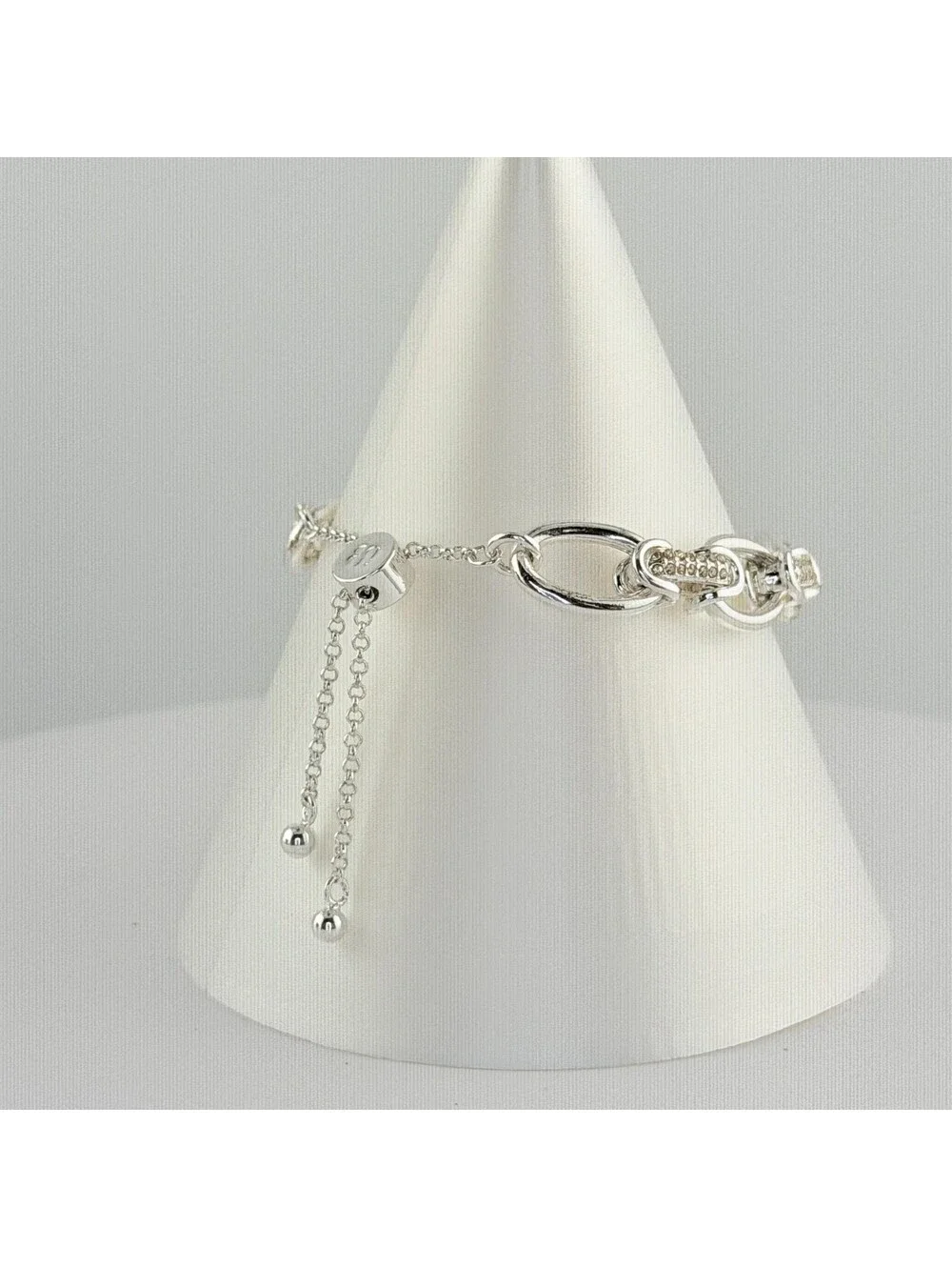 Bomb Party Single Stack Bracelet - on Silver Plating #186